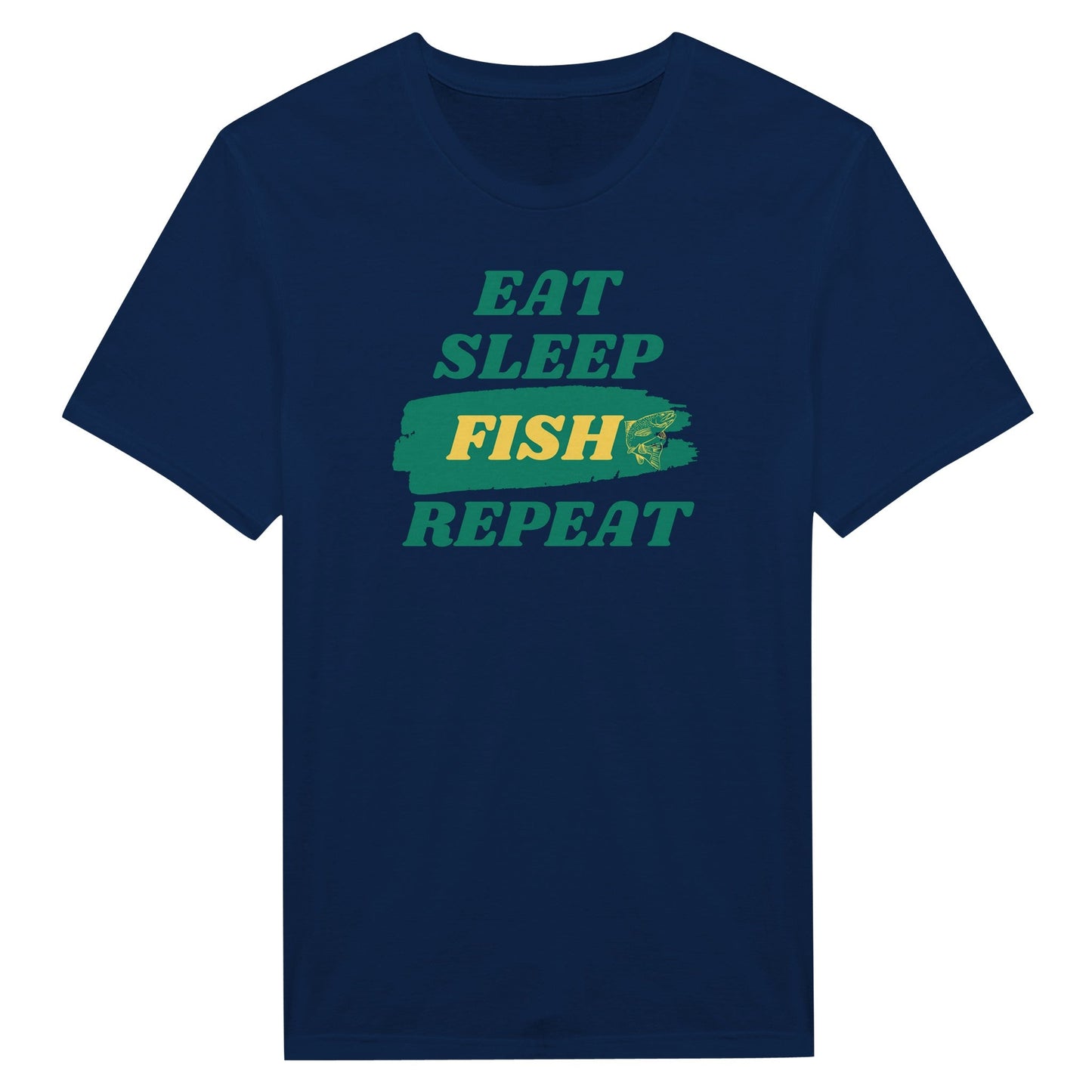 Eat Sleep Fish Repeat - Miesten T - paita - Mun Paita