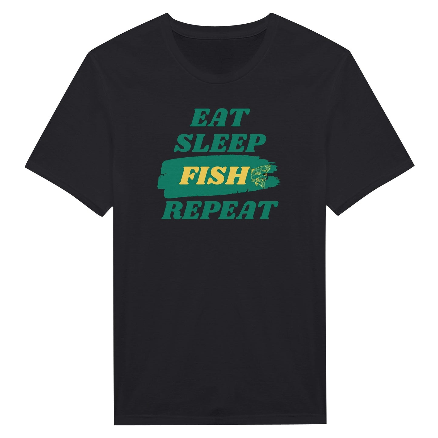 Eat Sleep Fish Repeat - Miesten T - paita - Mun Paita