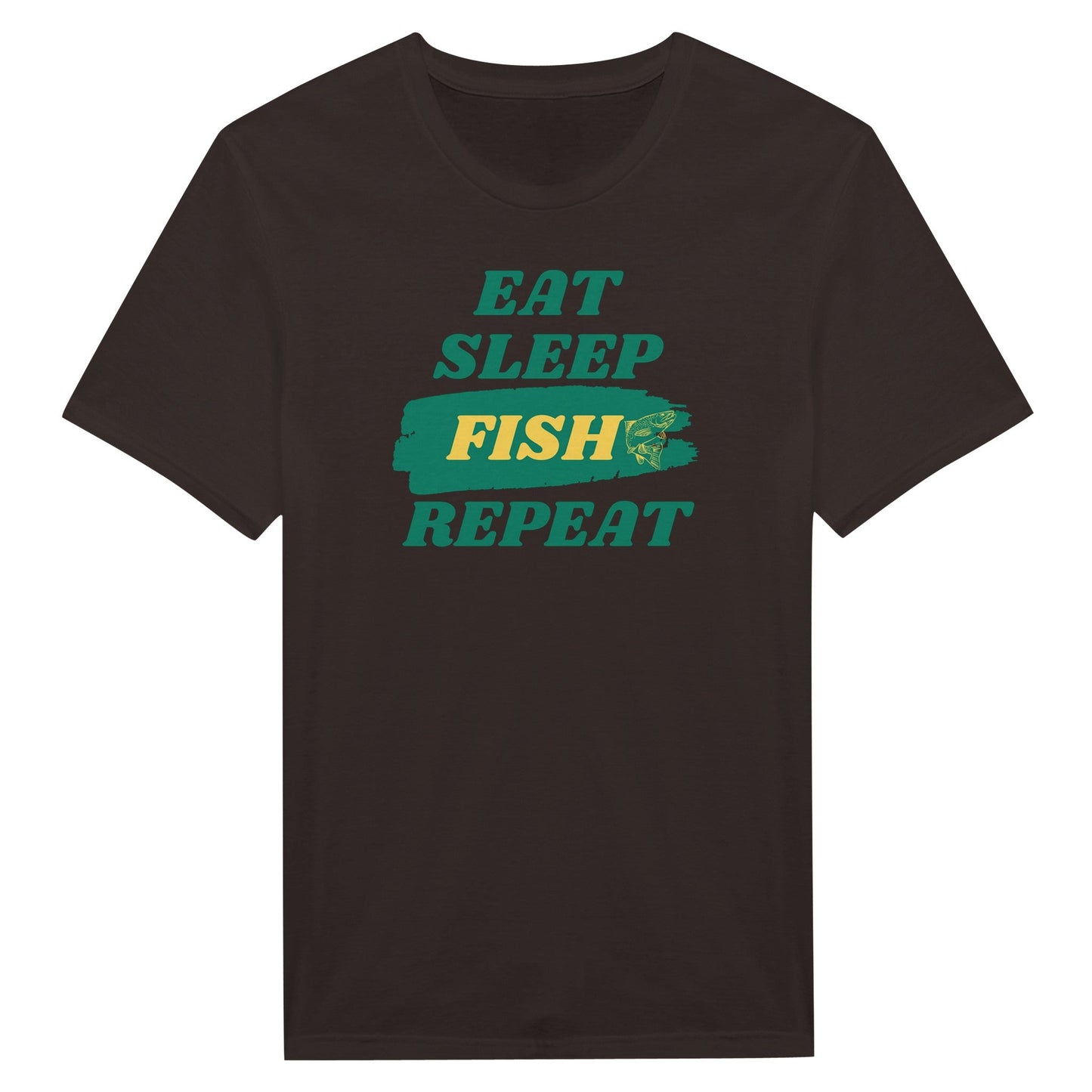 Eat Sleep Fish Repeat - Miesten T - paita - Mun Paita