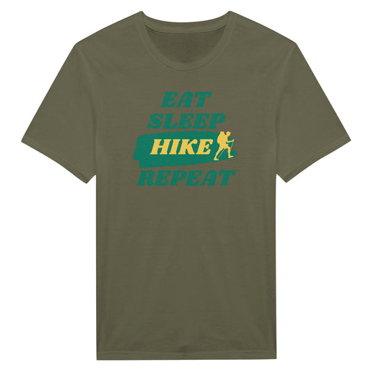 Eat Sleep Hike Repeat - Miesten T - paita - Mun Paita