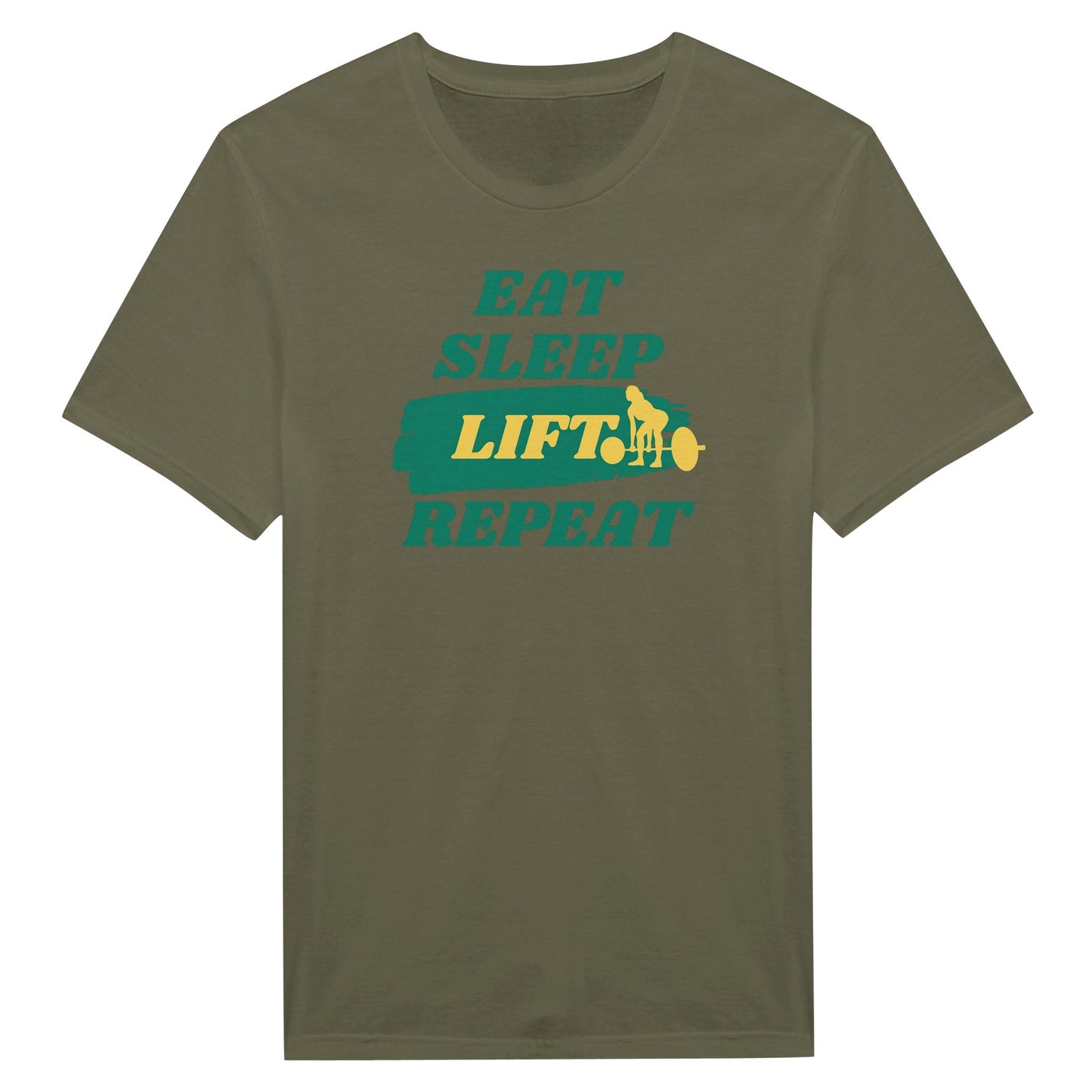 Eat Sleep Lift Repeat 1 - Miesten T - paita - Mun Paita