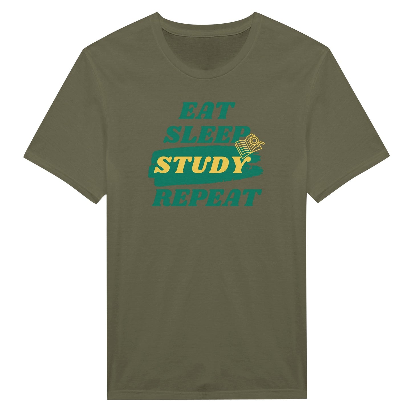 Eat Sleep Study Repeat - Miesten T - paita - Mun Paita