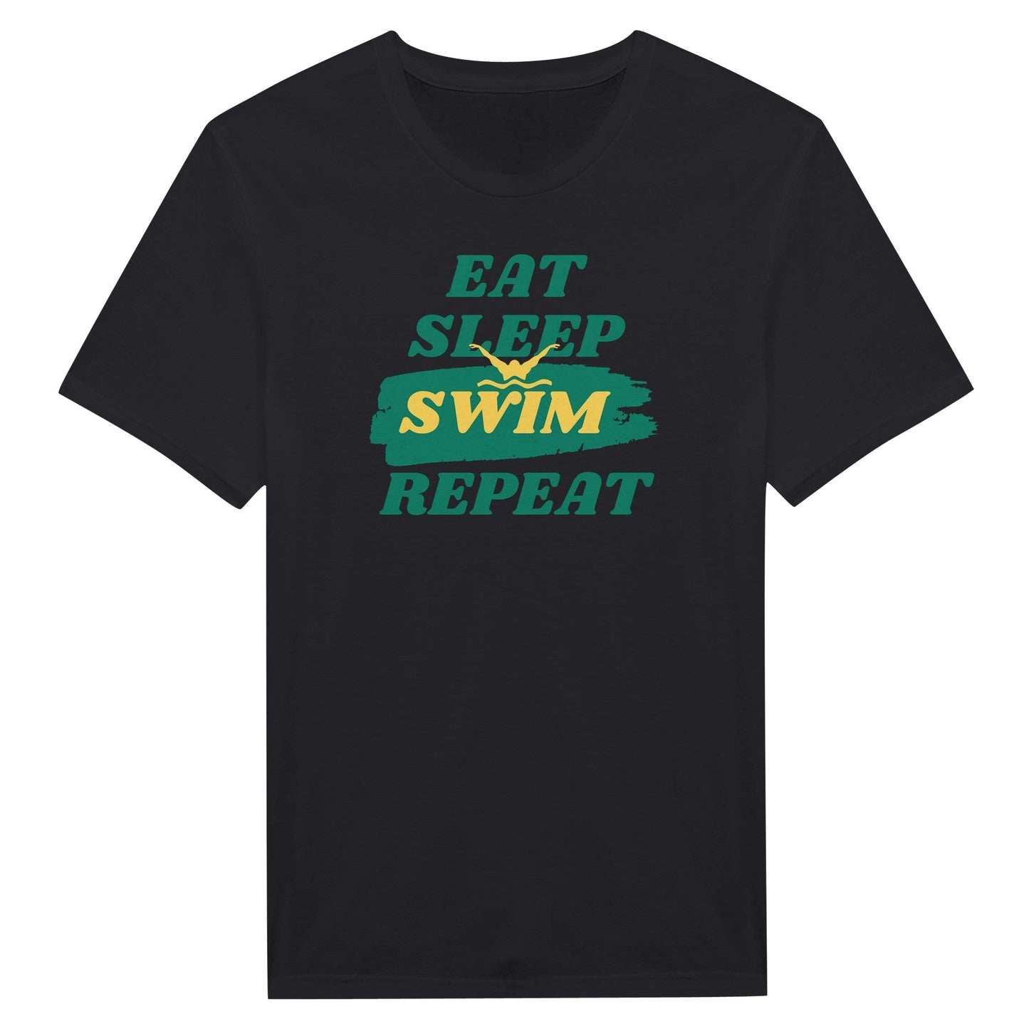 Eat Sleep Swim Repeat - Miesten T - paita - Mun Paita