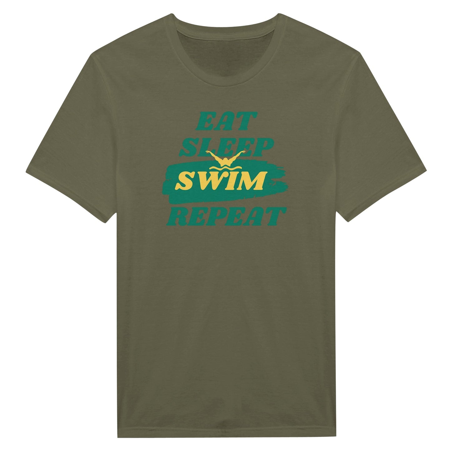 Eat Sleep Swim Repeat - Miesten T - paita - Mun Paita