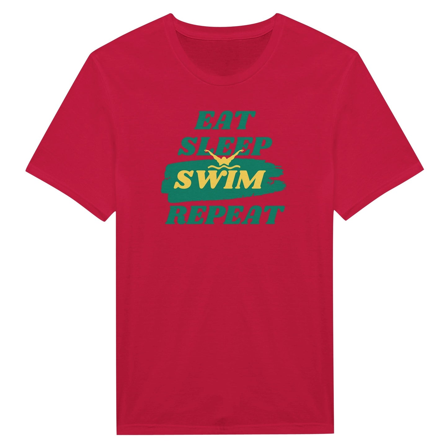 Eat Sleep Swim Repeat - Miesten T - paita - Mun Paita