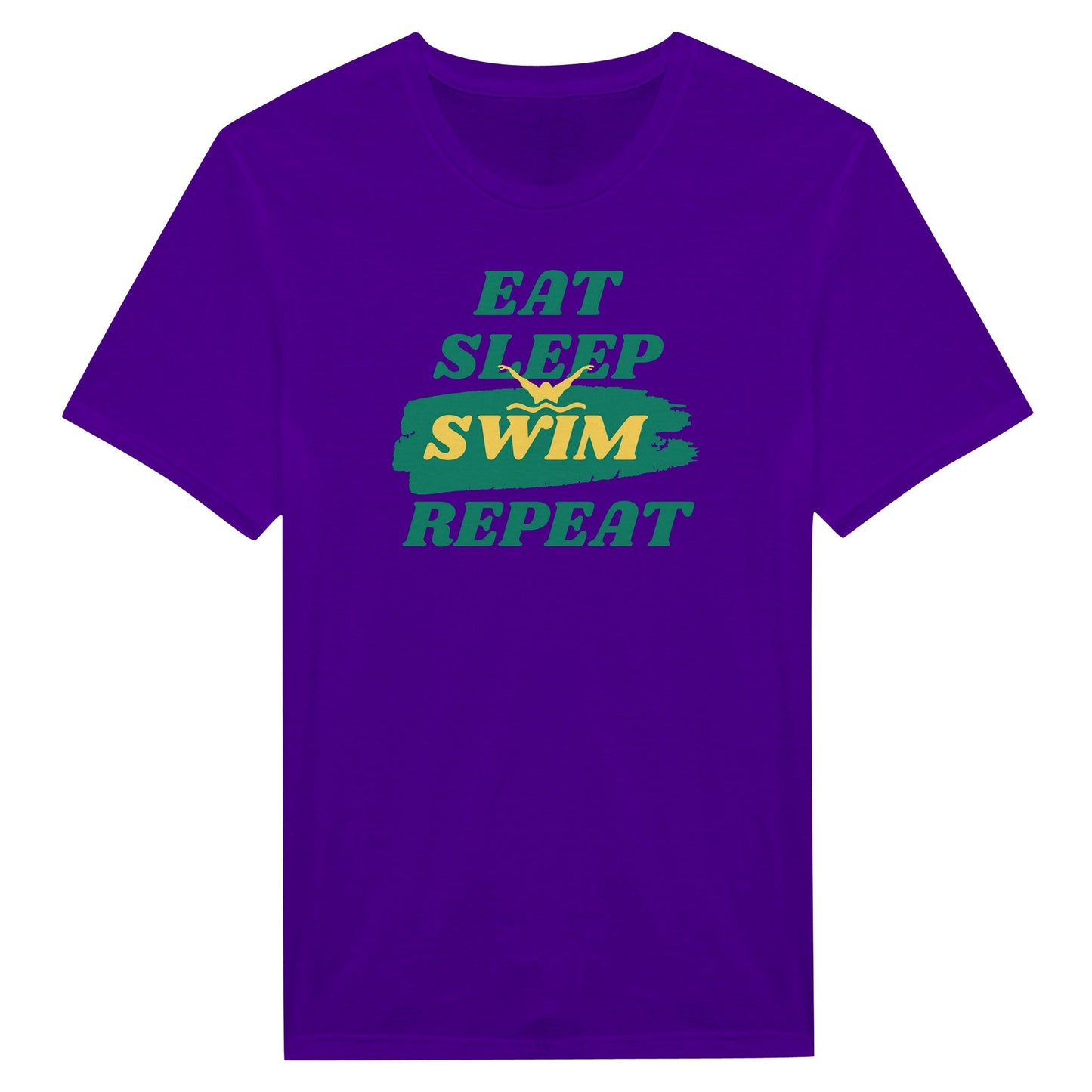 Eat Sleep Swim Repeat - Miesten T - paita - Mun Paita