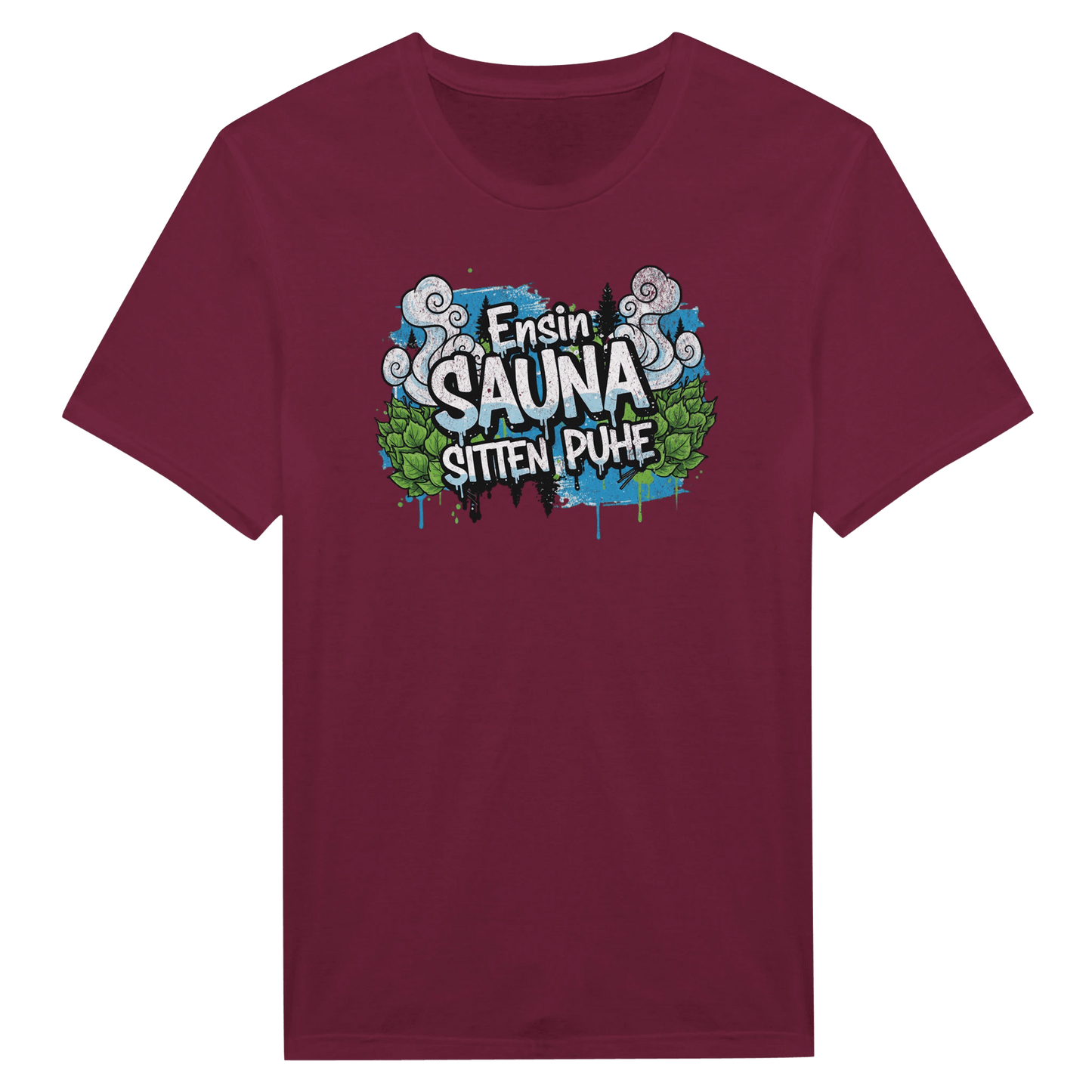 Ensin Sauna, Sitten Puhe - Miesten T - paita - Mun Paita