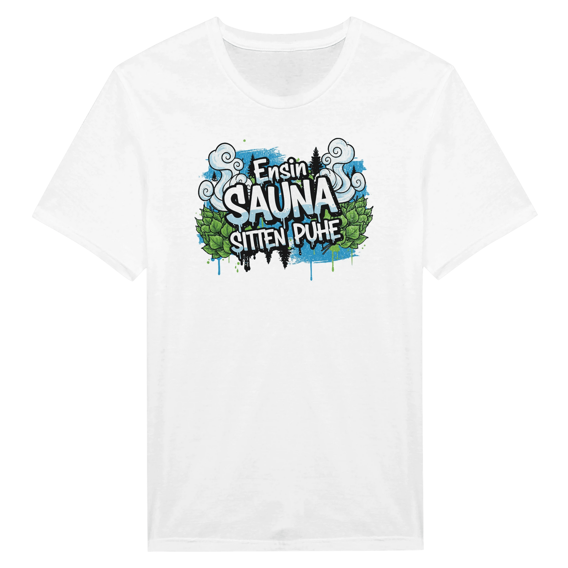 Ensin Sauna, Sitten Puhe - Miesten T - paita - Mun Paita