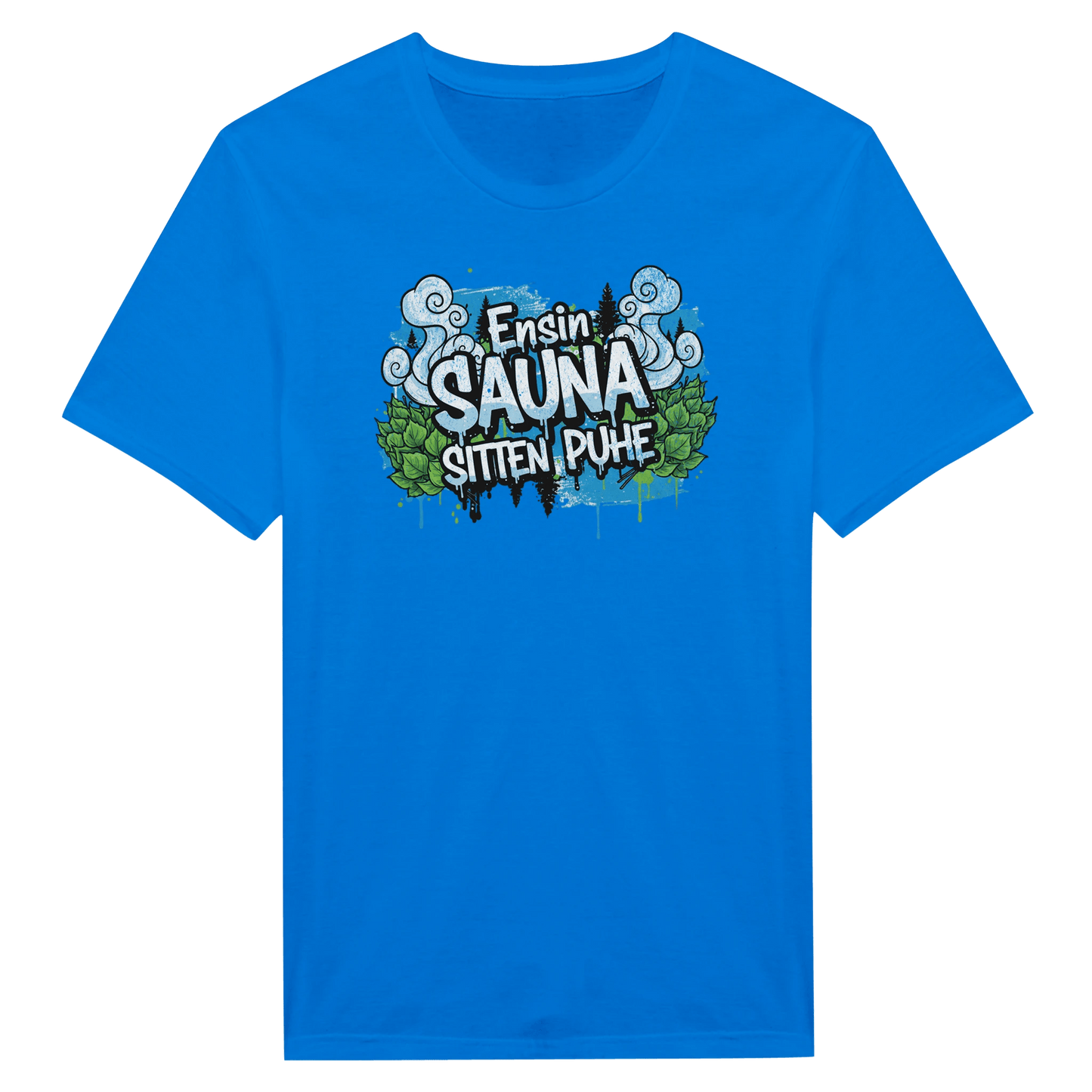 Ensin Sauna, Sitten Puhe - Miesten T - paita - Mun Paita