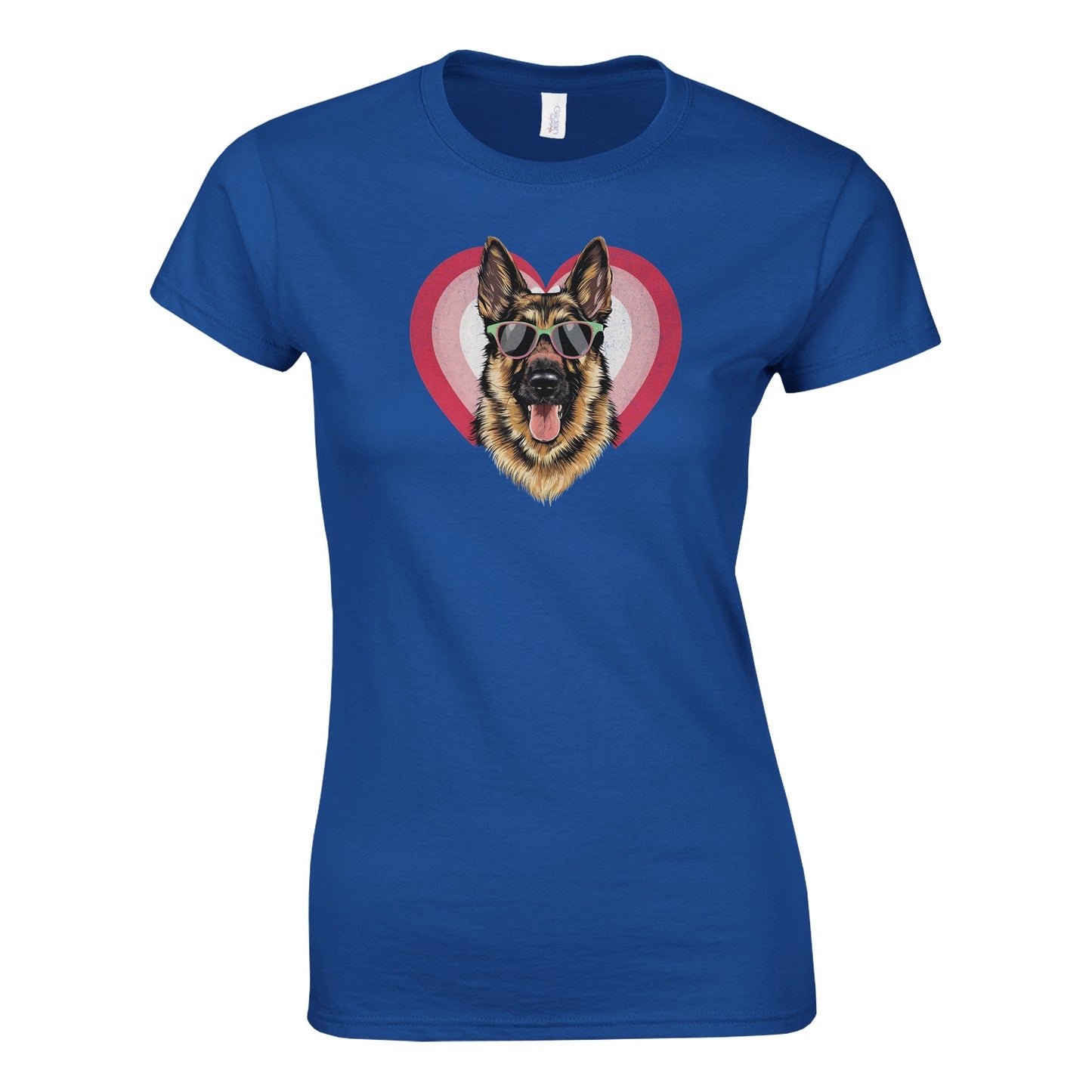 German Shepherd With Sunglasses - Naisten T - paita - Mun Paita