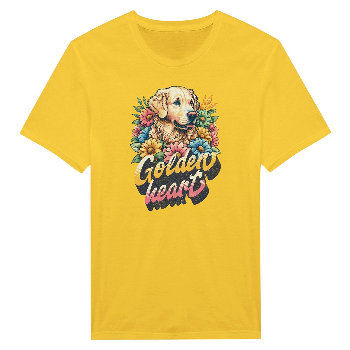 Golden Heart Golden Retriever - Miesten T - paita - Mun Paita