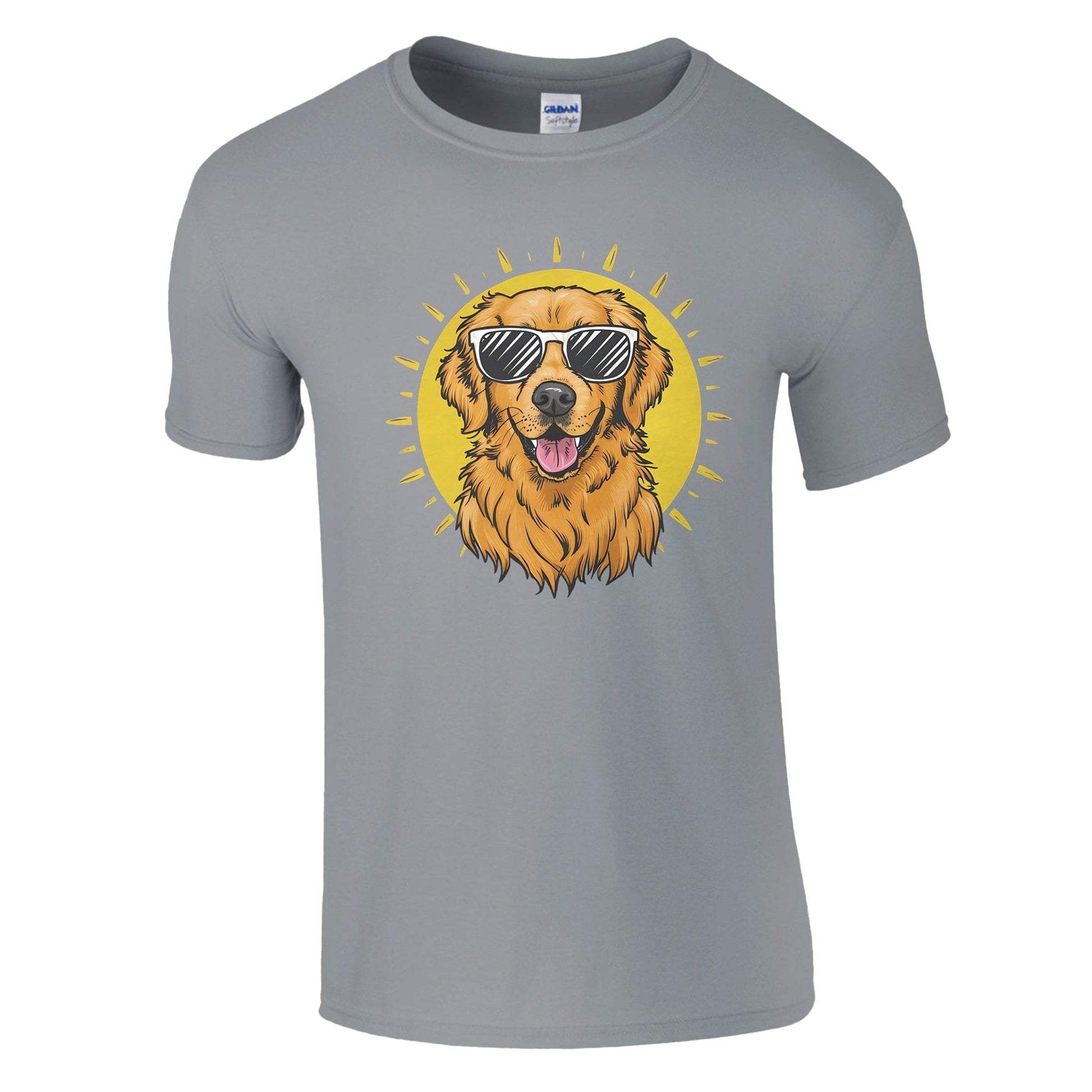 Golden Retriever With Sunglasses - Miesten T - paita - Mun Paita