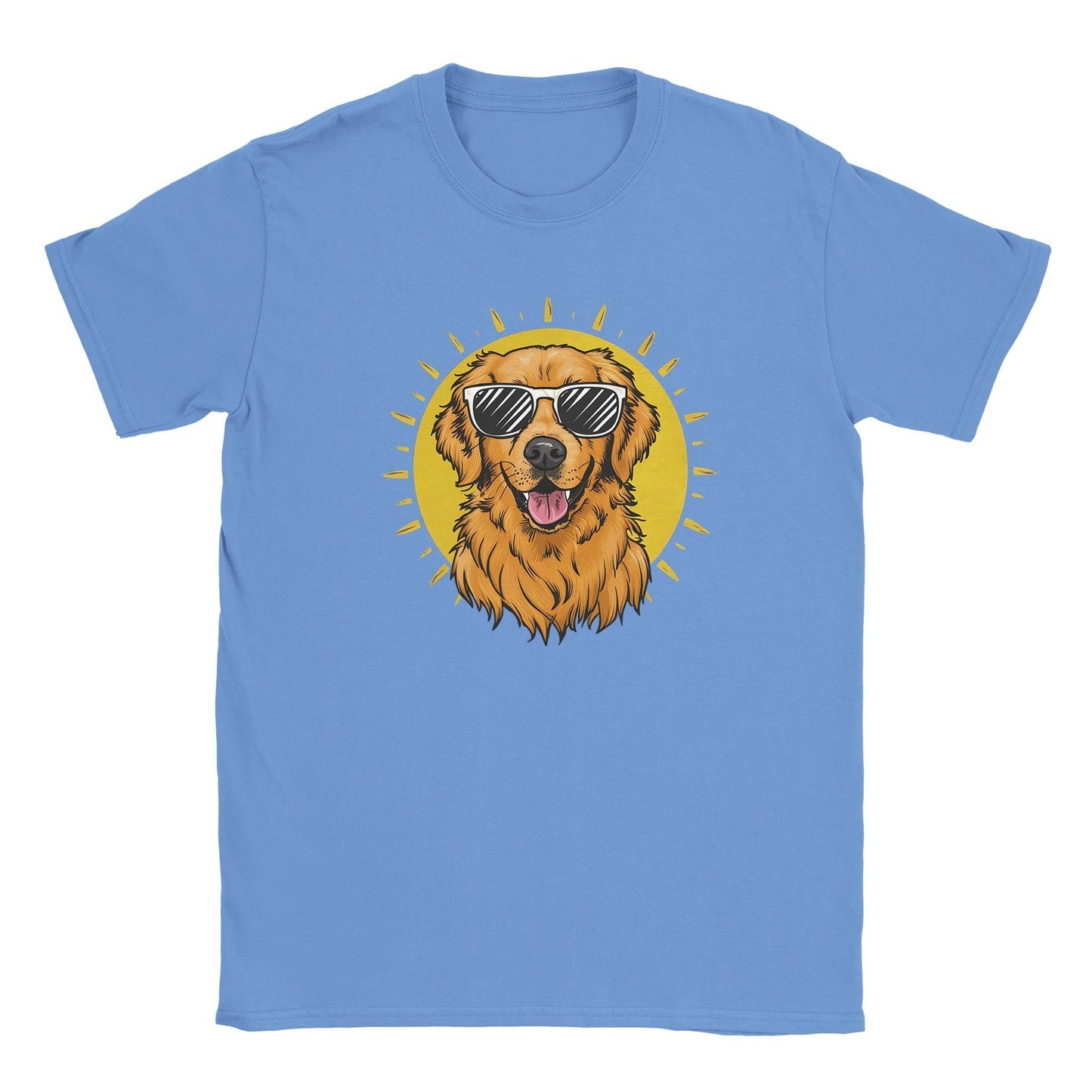 Golden Retriever With Sunglasses - Miesten T - paita - Mun Paita