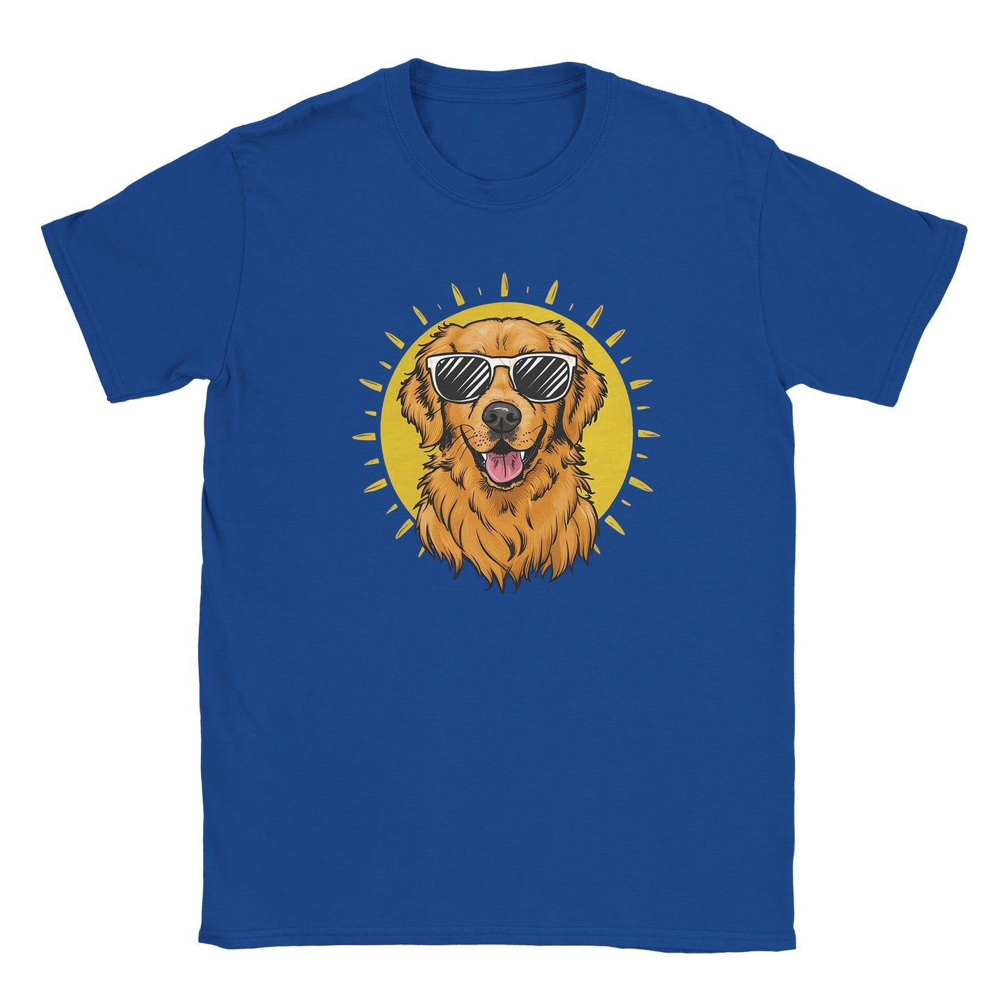 Golden Retriever With Sunglasses - Miesten T - paita - Mun Paita