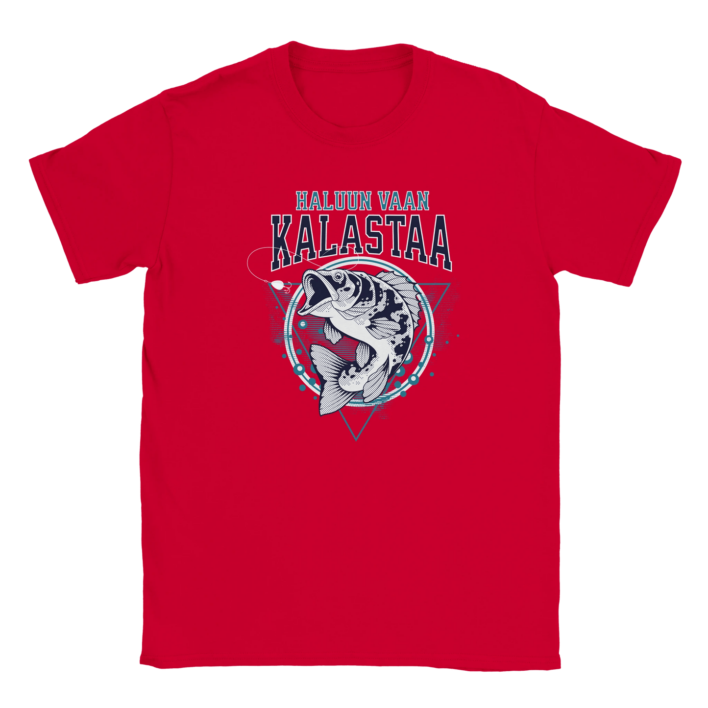 Haluun Vaan Kalastaa - Miesten T - paita - Mun Paita
