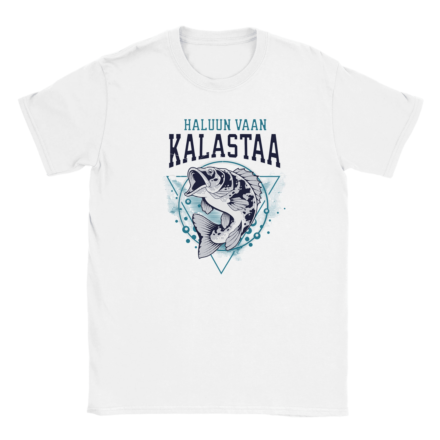 Haluun Vaan Kalastaa - Miesten T - paita - Mun Paita