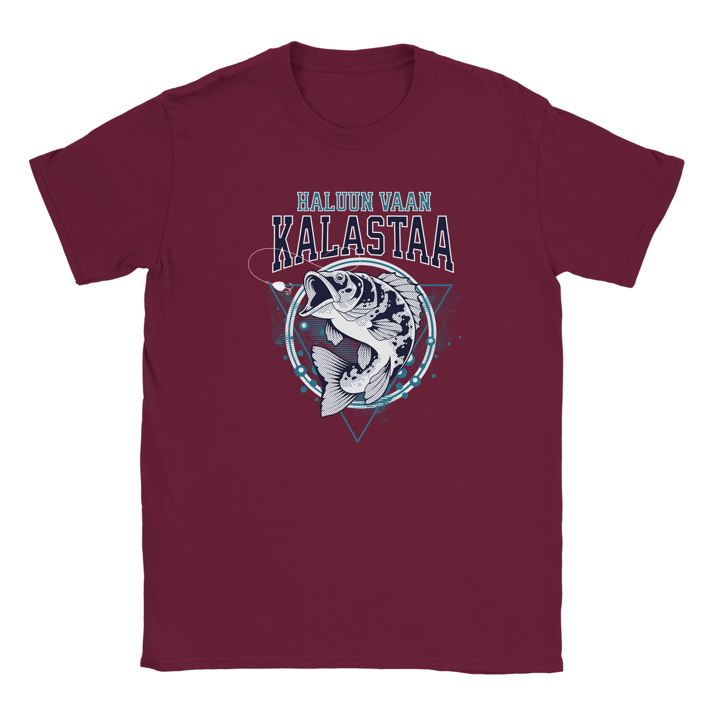 Haluun Vaan Kalastaa - Miesten T - paita - Mun Paita