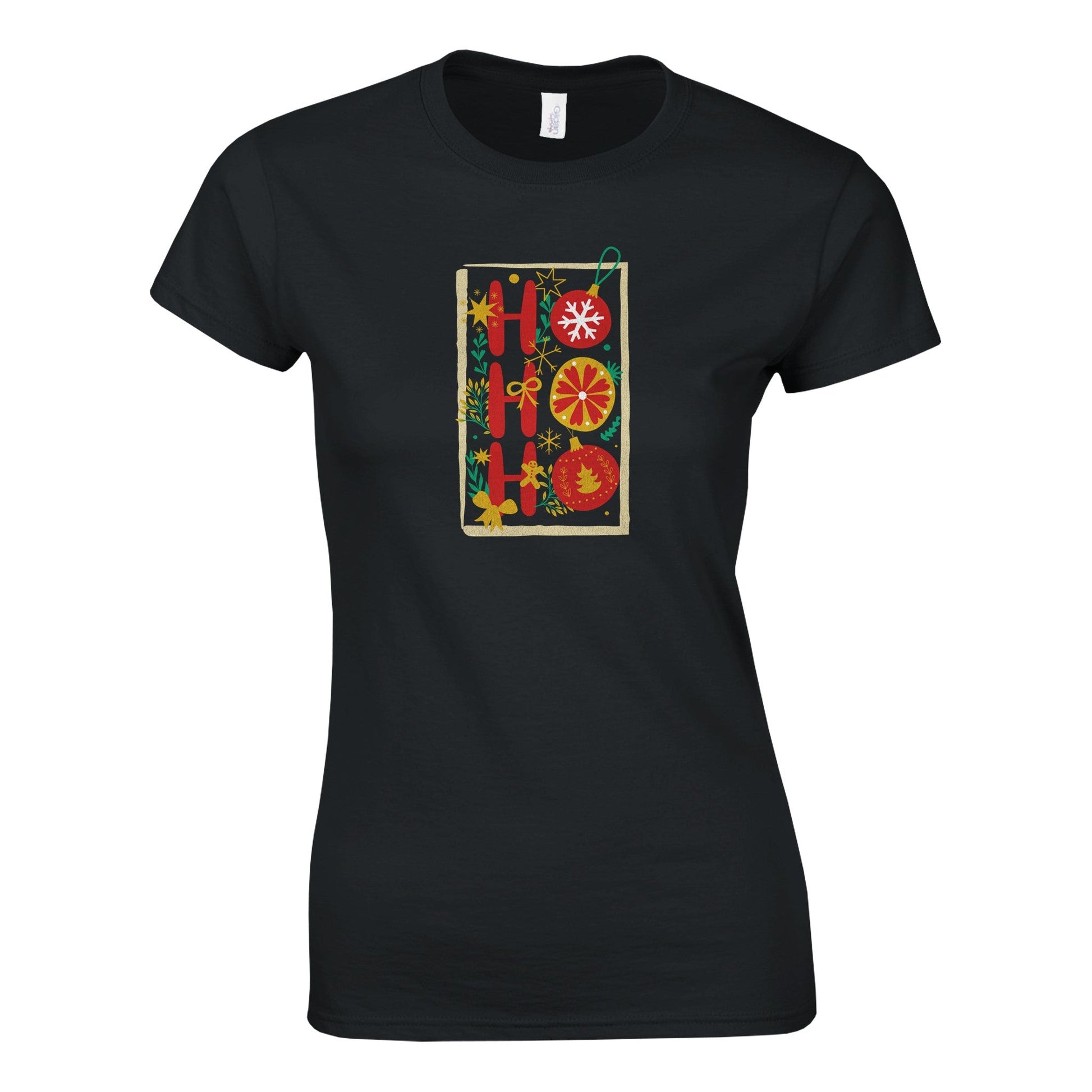 HO HO HO - Jouluinen Naisten T - paita - Mun Paita