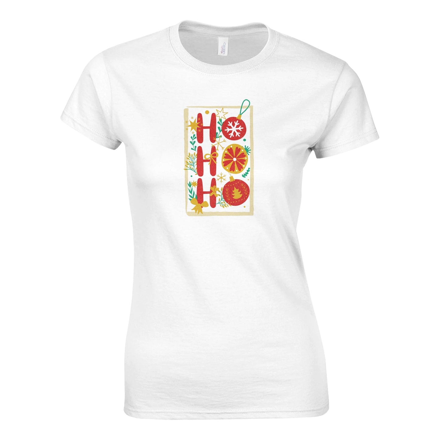 HO HO HO - Jouluinen Naisten T - paita - Mun Paita