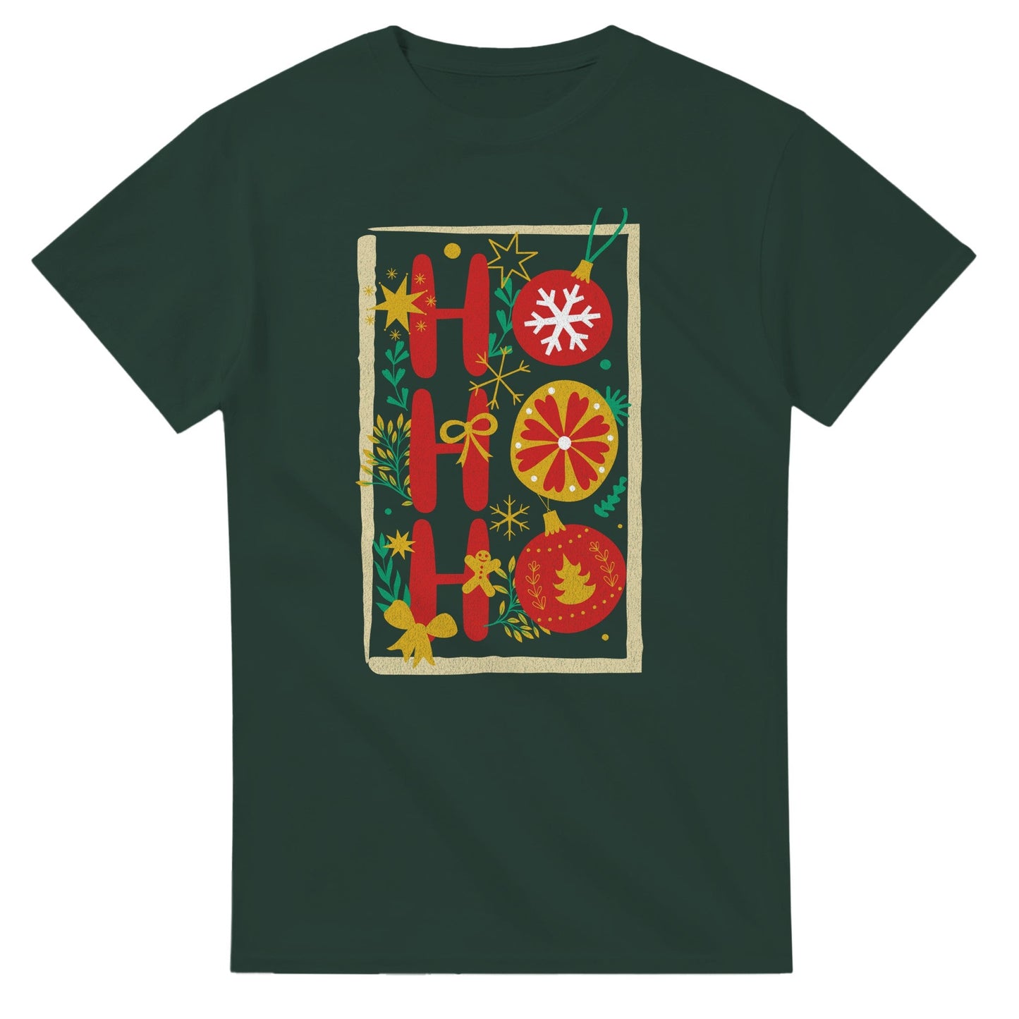 HO HO HO - Jouluinen T - paita - 3XL - 5XL - Mun Paita