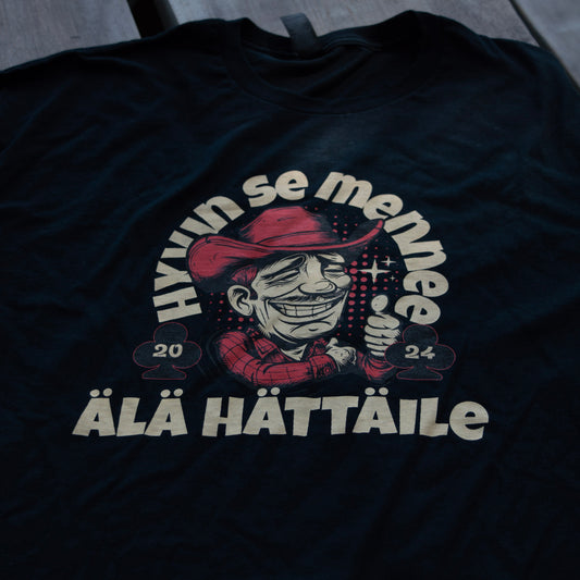Hyvin Se Mennee! - Miesten T-paita