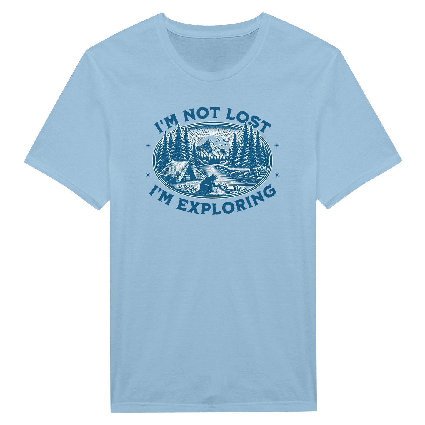 I'm Not Lost, I'm Exploring - Miesten T - paita - Mun Paita