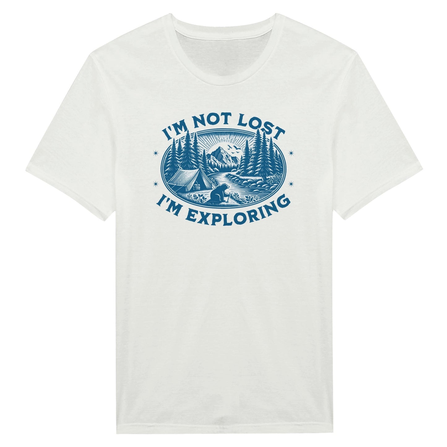 I'm Not Lost, I'm Exploring - Miesten T - paita - Mun Paita