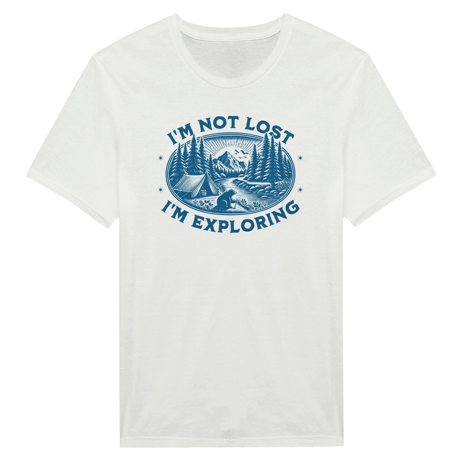 I'm Not Lost, I'm Exploring - Miesten T - paita - Mun Paita