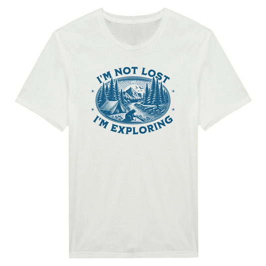 I'm Not Lost, I'm Exploring - Miesten T - paita - Mun Paita