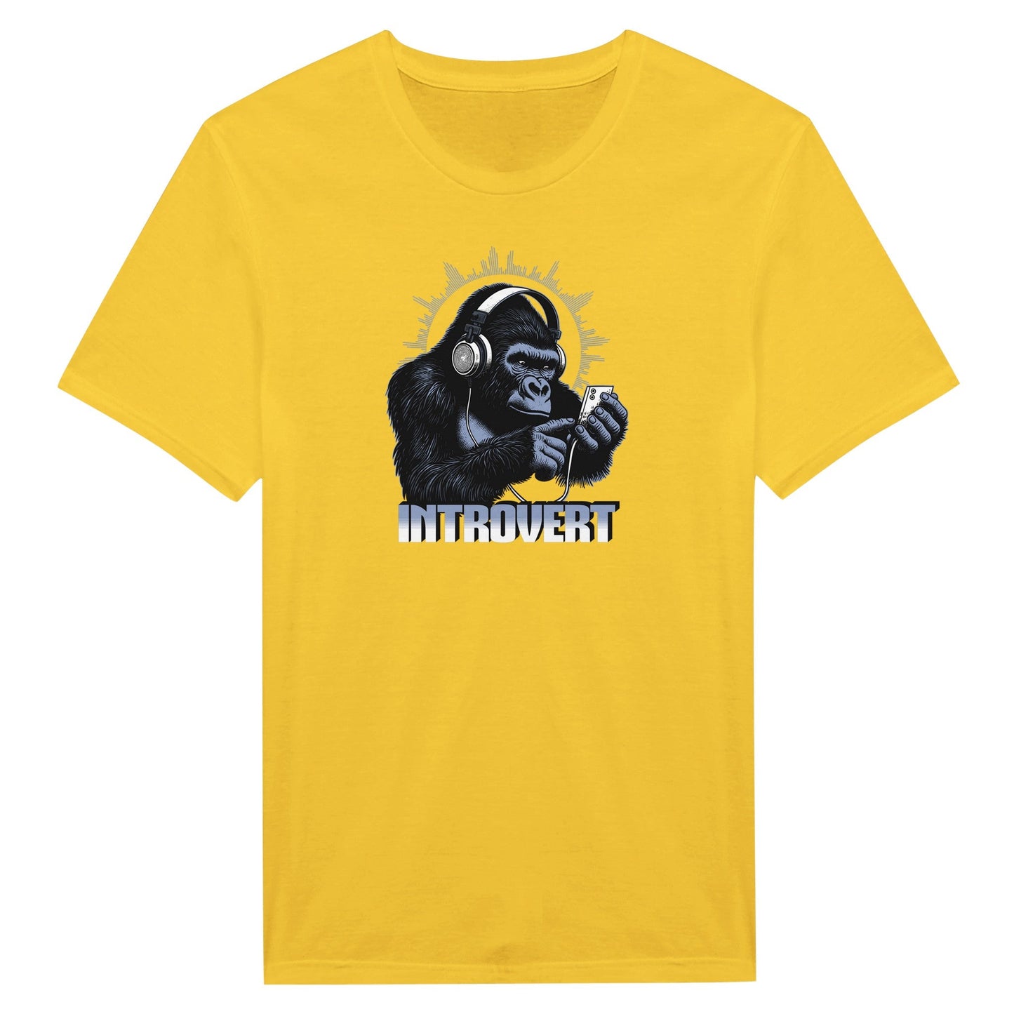 Introvert Gorilla - Miesten T - paita - Mun Paita