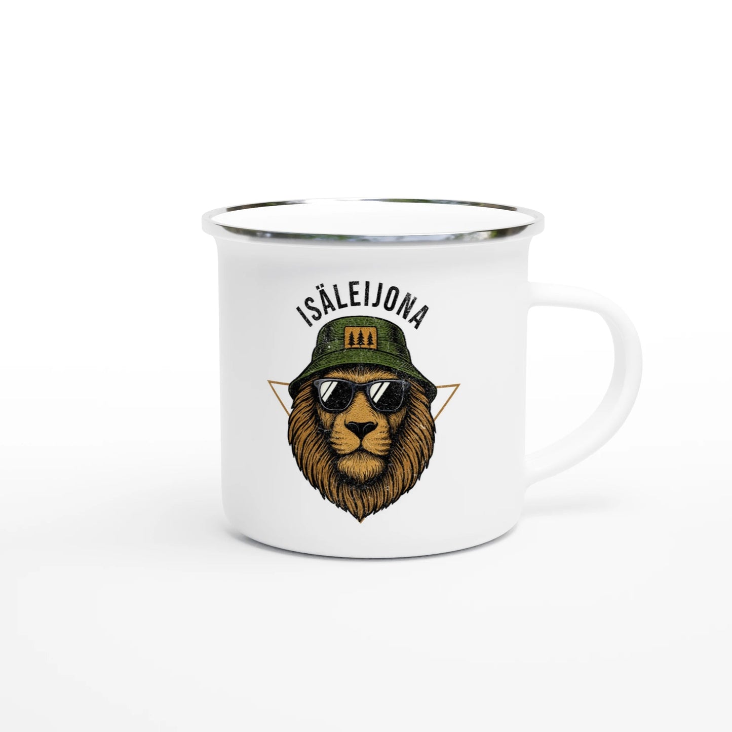 Isäleijona - Emalimuki 3,5dl - Mun Paita