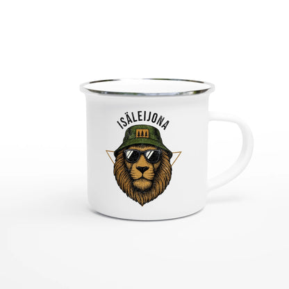 Isäleijona - Emalimuki 3,5dl - Mun Paita