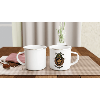 Isäleijonan Juomakuppi - Emalimuki 3,5dl - Mun Paita