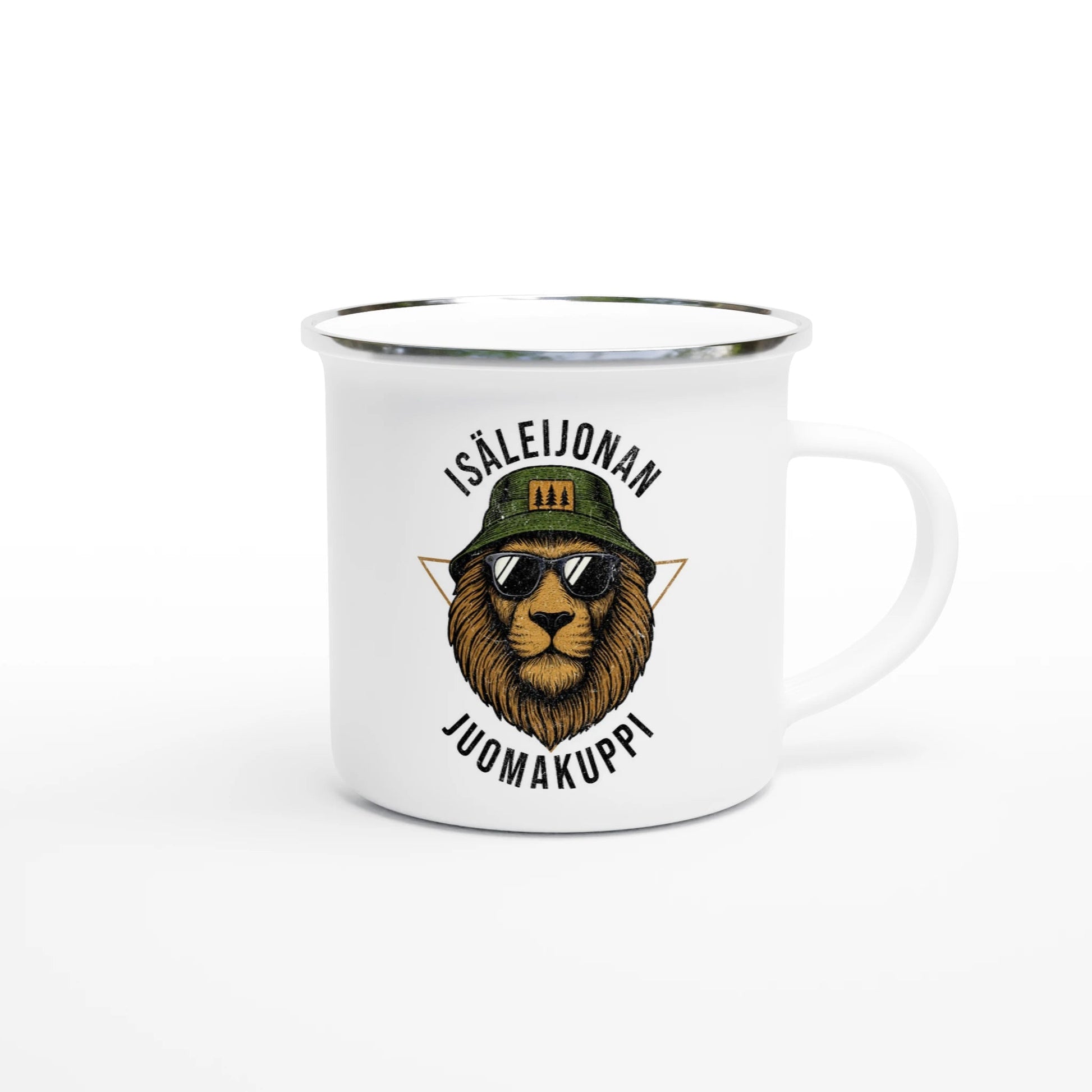 Isäleijonan Juomakuppi - Emalimuki 3,5dl - Mun Paita