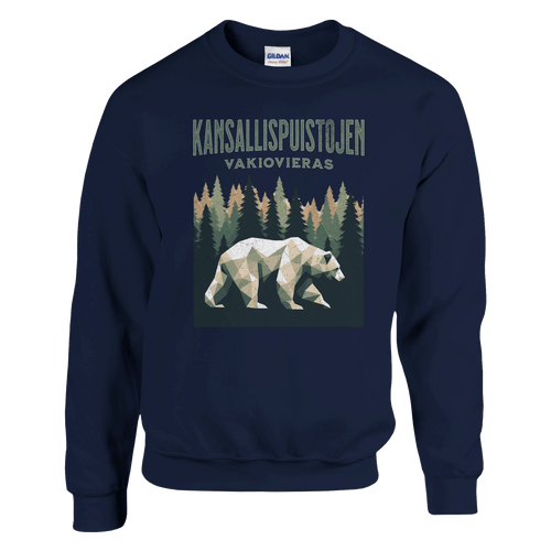 Kansallispuistojen Vakiovieras - Collegepaita - Mun Paita