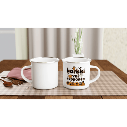 Karkki Vai Kepponen - Emalimuki 3,5dl - Mun Paita