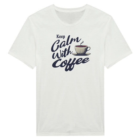 Keep Calm With Coffee - Miesten T - paita - Mun Paita