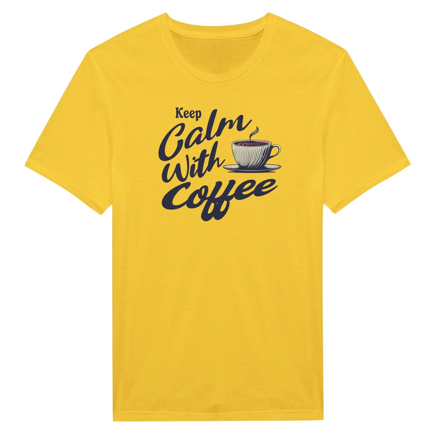 Keep Calm With Coffee - Miesten T - paita - Mun Paita