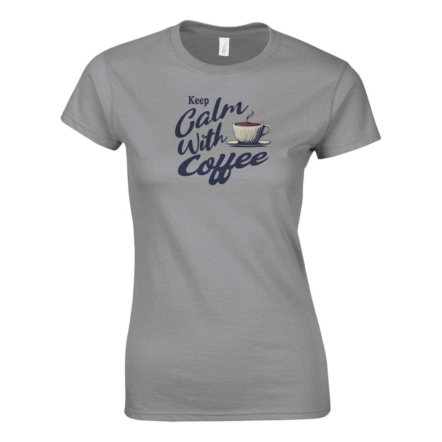 Keep Calm With Coffee - Naisten T - paita - Mun Paita