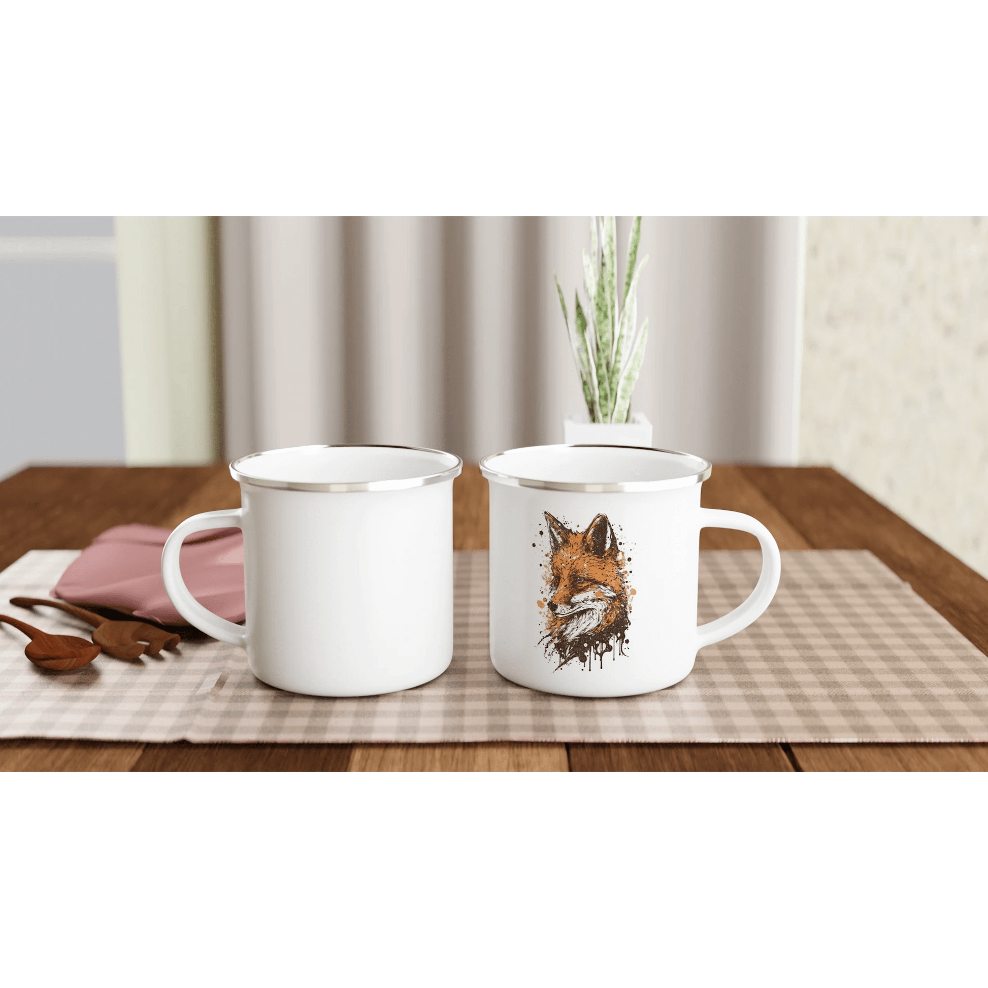 Kettu - Emalimuki 3,5dl - Mun Paita