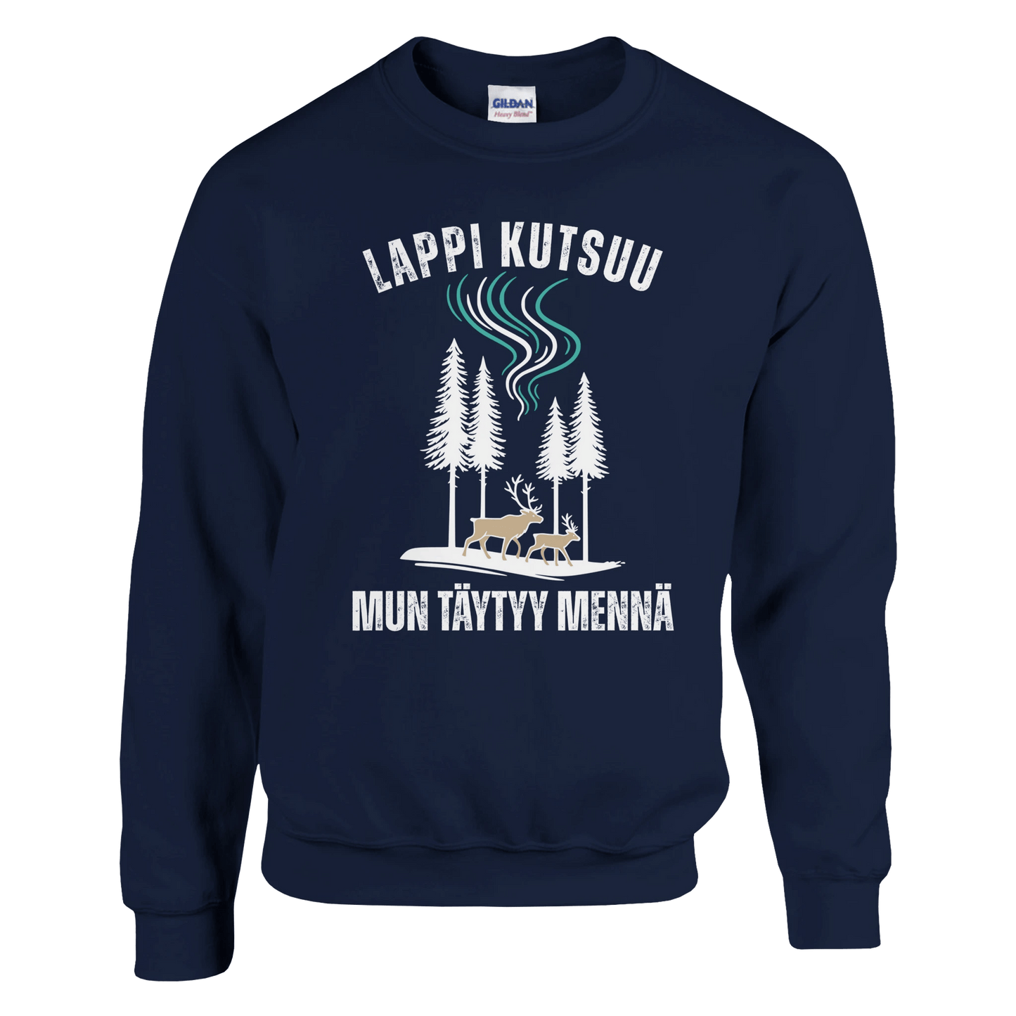 Lappi Kutsuu, Mun Täytyy Mennä - Collegepaita - Mun Paita