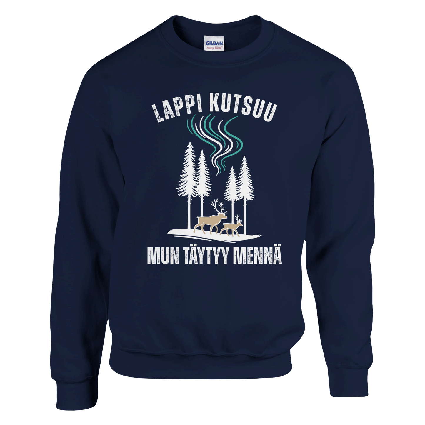 Lappi Kutsuu, Mun Täytyy Mennä - Collegepaita - Mun Paita