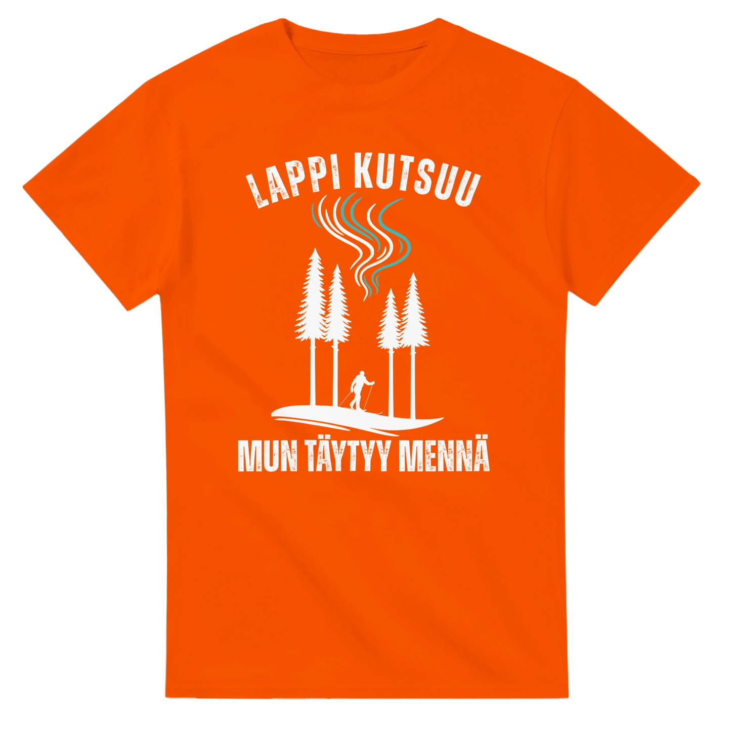 Lappi Kutsuu - Mun Täytyy Mennä - Hiihtäjä - 3XL - 5XL T - paita - Mun Paita
