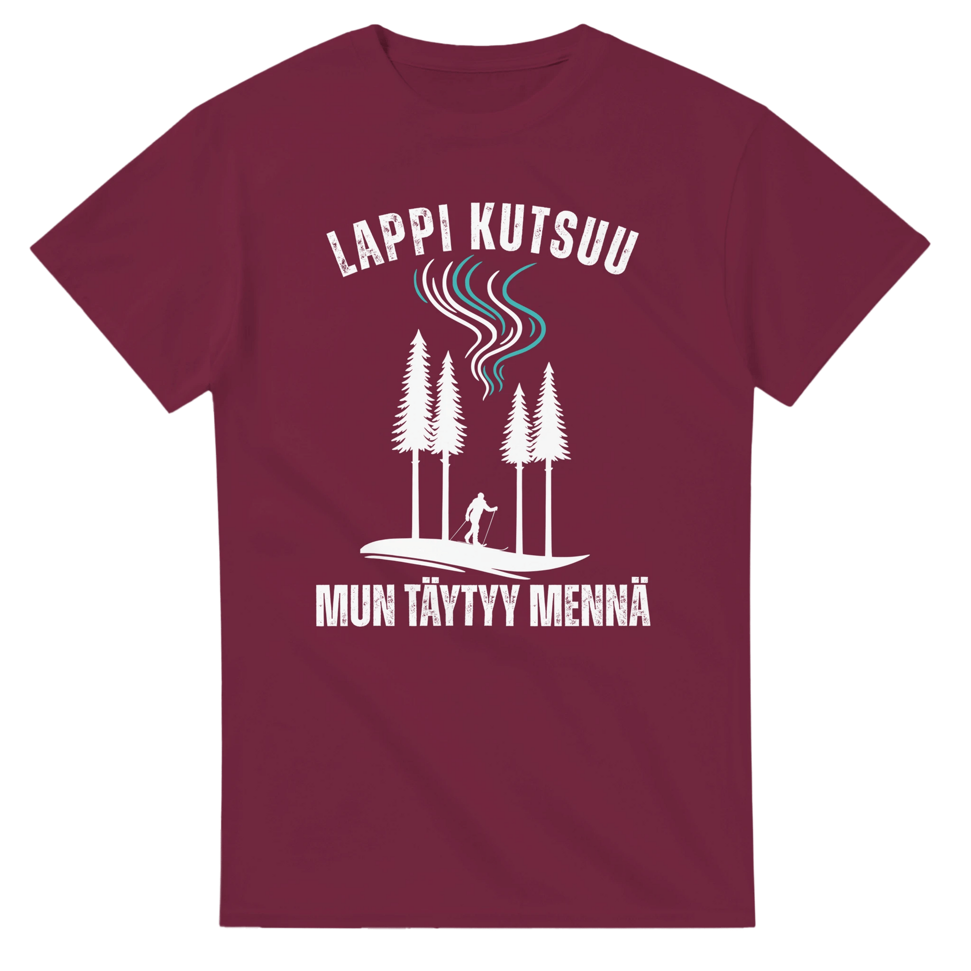 Lappi Kutsuu - Mun Täytyy Mennä - Hiihtäjä - 3XL - 5XL T - paita - Mun Paita