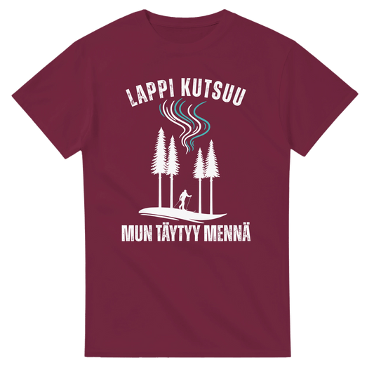 Lappi Kutsuu - Mun Täytyy Mennä - Hiihtäjä - 3XL - 5XL T - paita - Mun Paita
