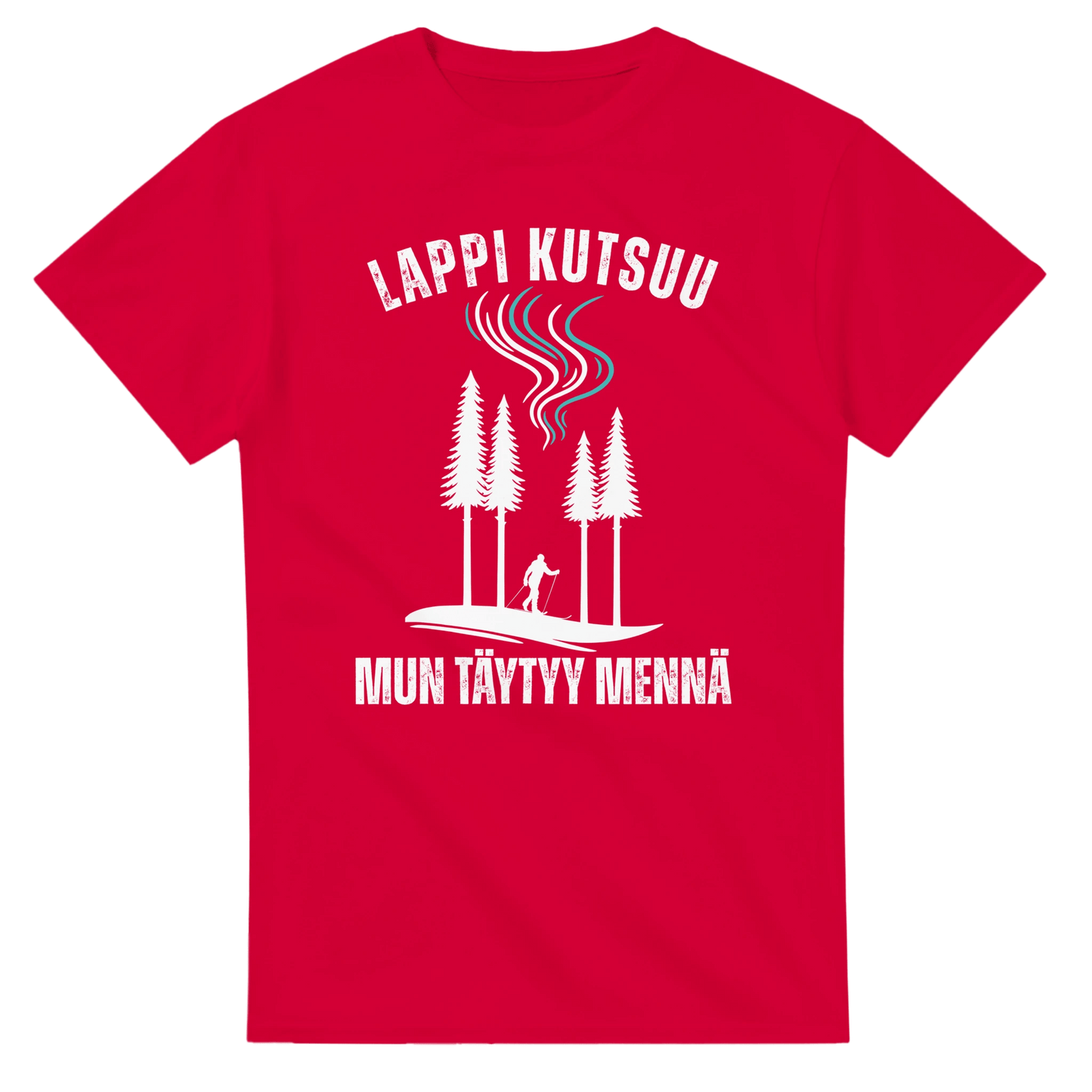 Lappi Kutsuu - Mun Täytyy Mennä - Hiihtäjä - 3XL - 5XL T - paita - Mun Paita