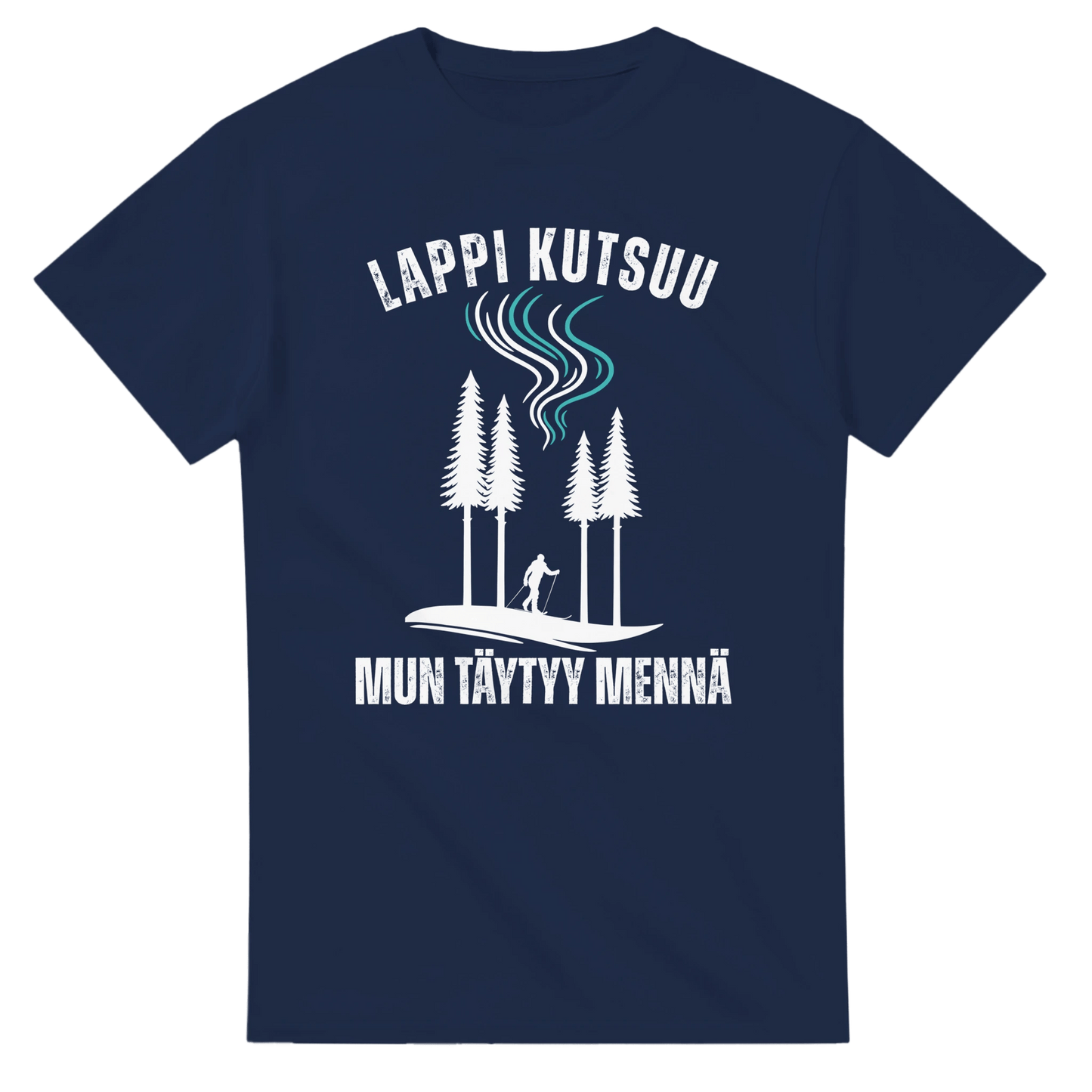 Lappi Kutsuu - Mun Täytyy Mennä - Hiihtäjä - 3XL - 5XL T - paita - Mun Paita