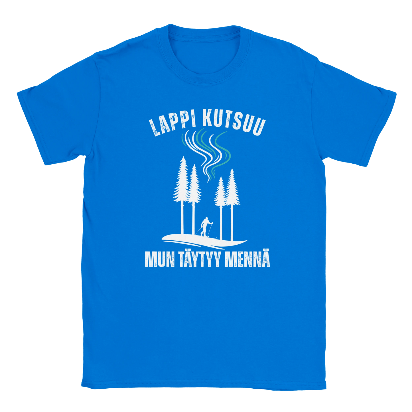 Lappi Kutsuu - Mun Täytyy Mennä - Hiihtäjä - Miesten T - paita - Mun Paita