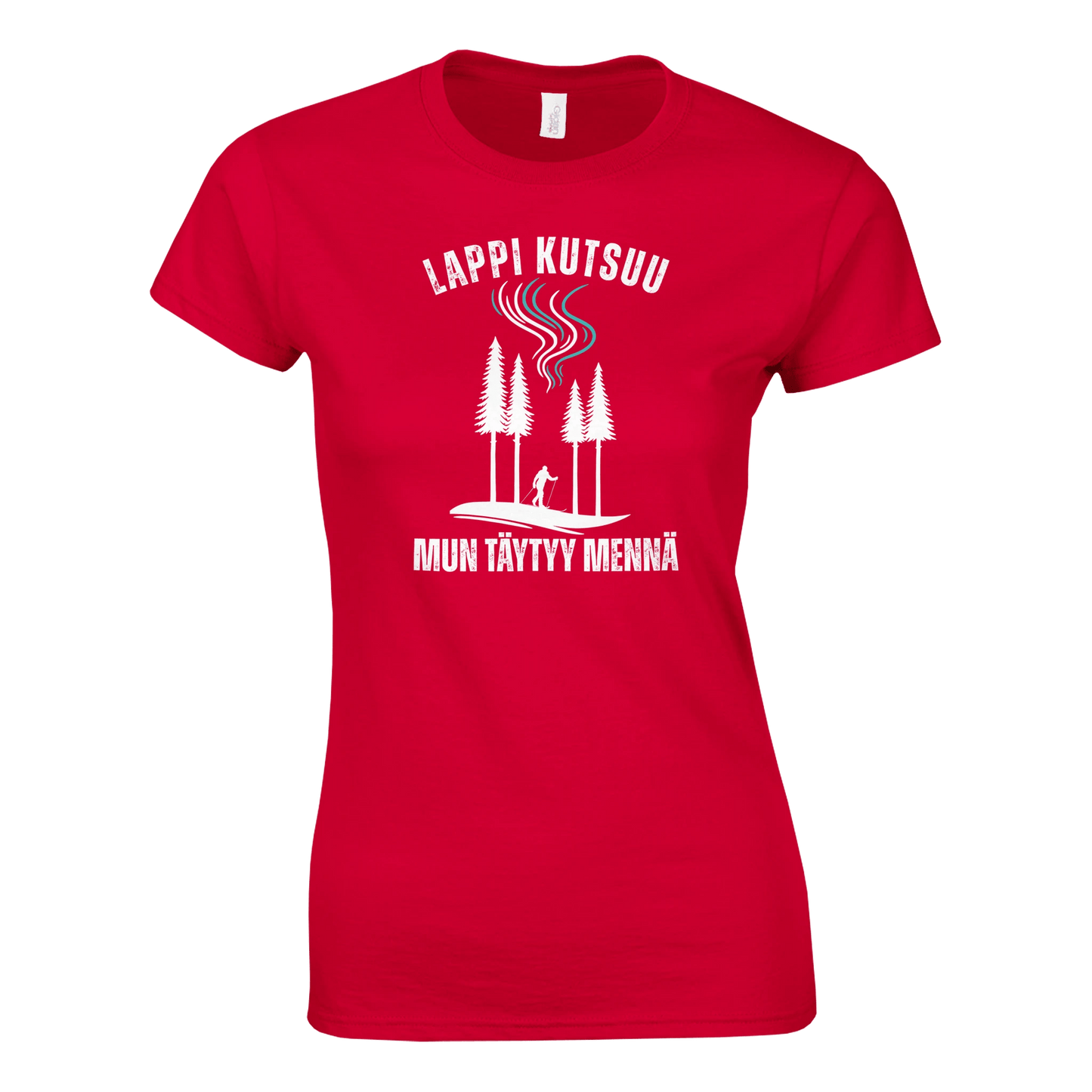 Lappi Kutsuu - Mun Täytyy Mennä - Hiihtäjä - Naisten T - paita - Mun Paita