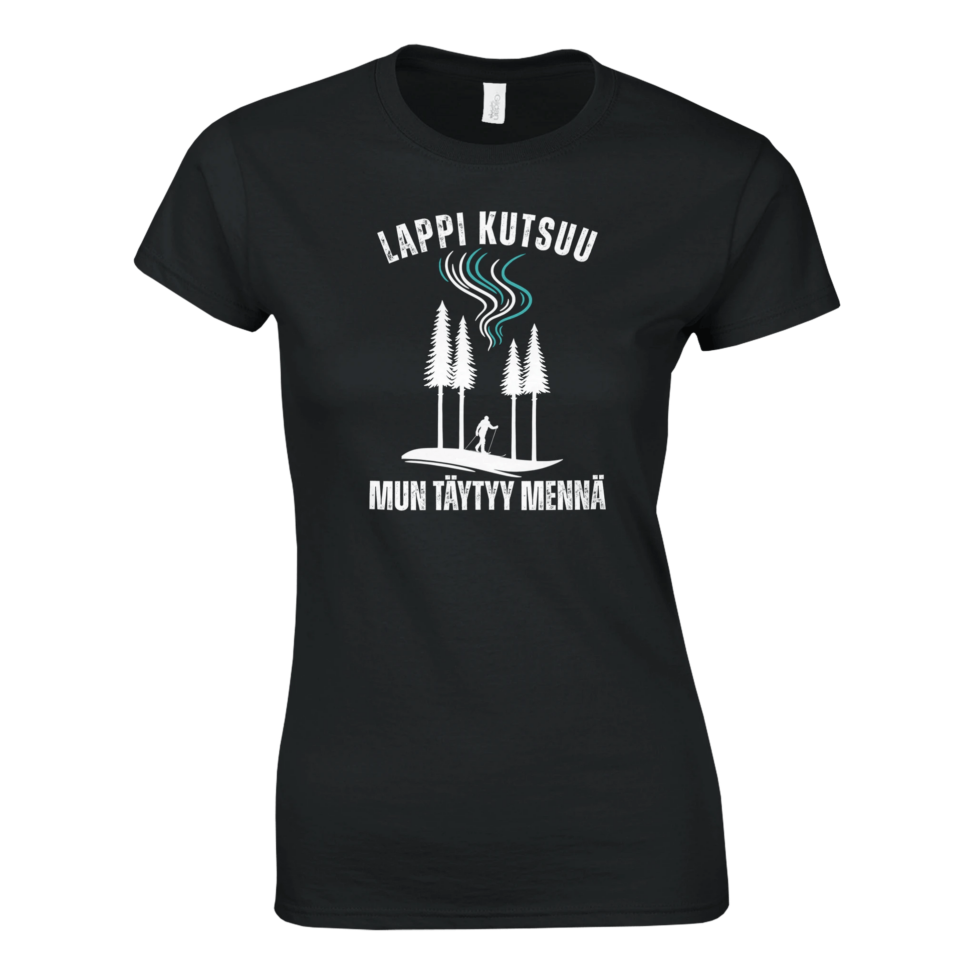Lappi Kutsuu - Mun Täytyy Mennä - Hiihtäjä - Naisten T - paita - Mun Paita